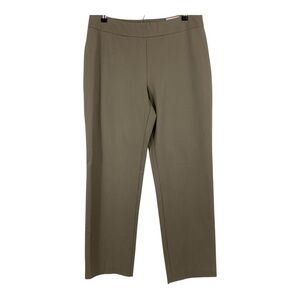 Chico's Womens Dress Pants Size 1.5 (10) Short The Ultimate Fit Side Zip Taupe